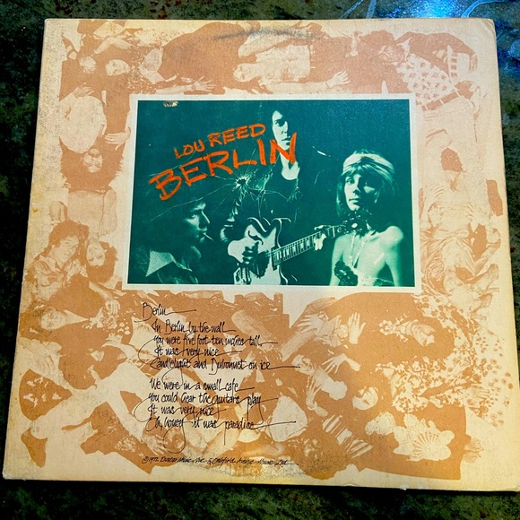 Other - Vintage Lou Reed vinyl album Berlin.